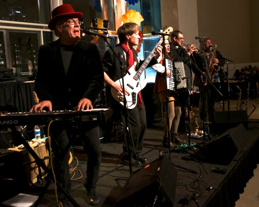 Grammy Award-winning Denton group, Brave Combo brought their nuclear polka sound to the Dallas Museum of Art atrium during Late Nights at the DMA January 18, 2013. The event celebrated The Dallas Museum of Art's 110th birthday.